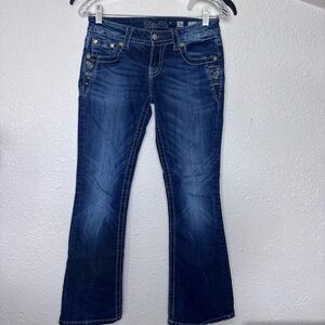 Miss Me Dark Blue Boot Cut Jeans